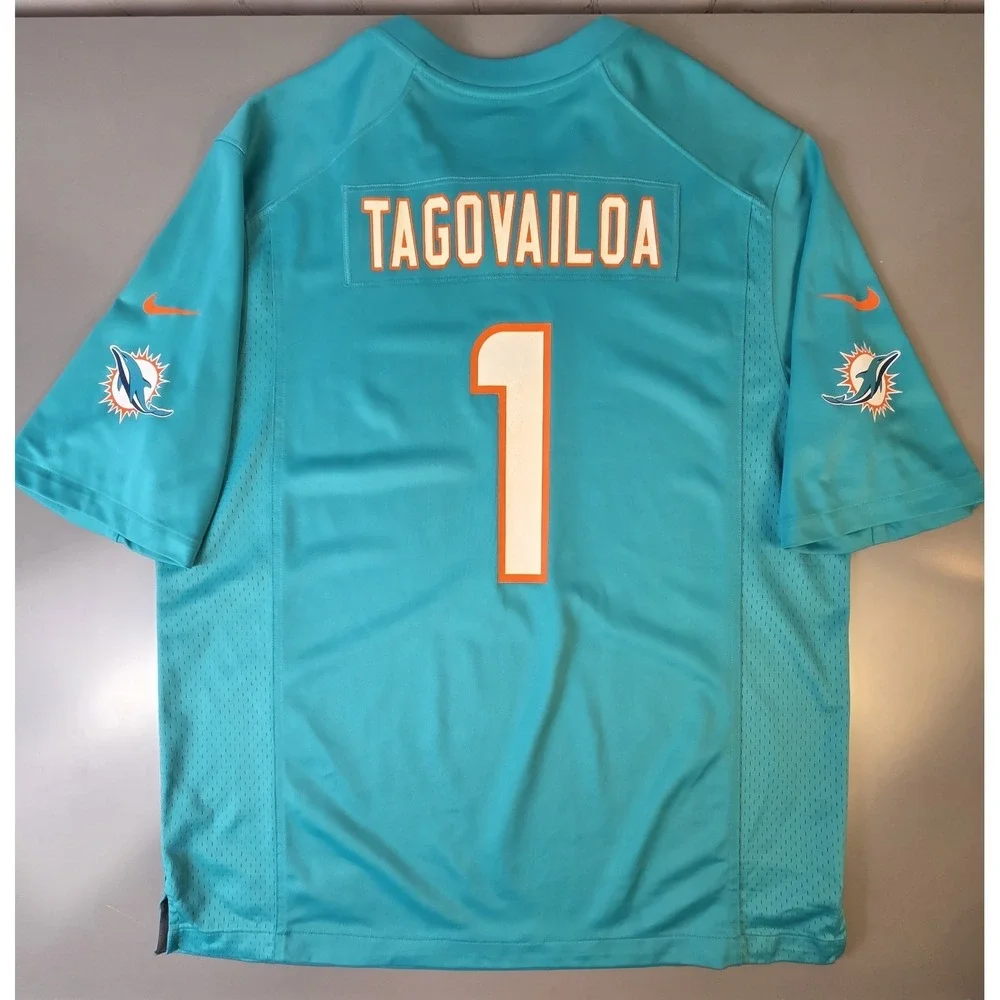 NIKE Tua Tagovailoa #1 Miami Dolphins Jersey XL On Field NFL